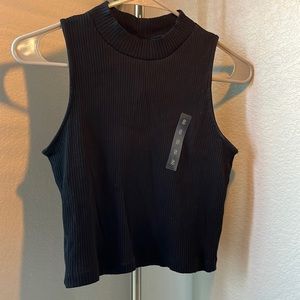 Black crop tank top from Uniqlo - never worn